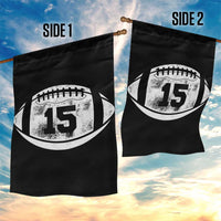 Personalized Football Game Day Garden Flag Custom Number Cute Senior Mom Mama - Wonder Print Shop