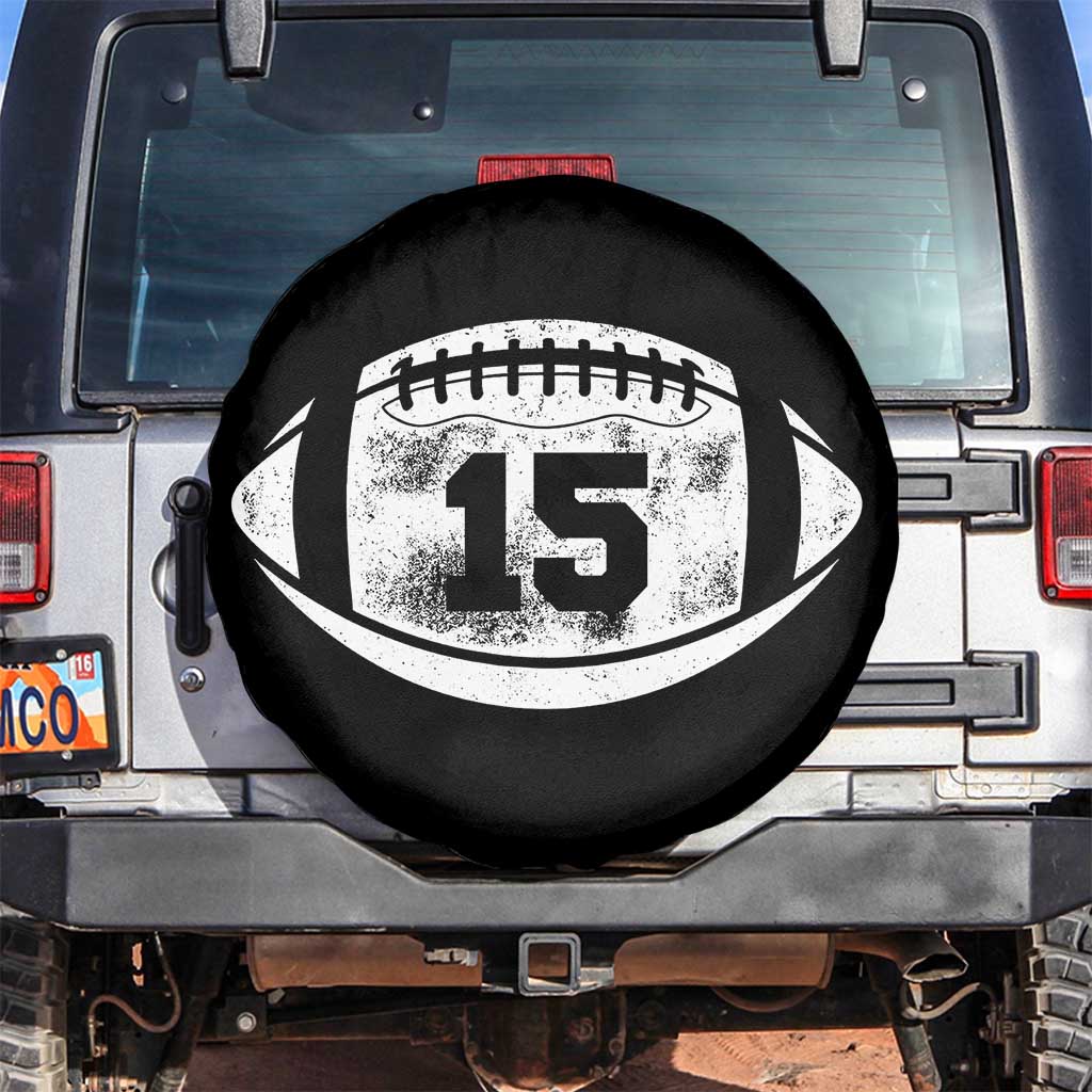 Personalized Football Game Day Spare Tire Cover Custom Number Cute Senior Mom Mama - Wonder Print Shop