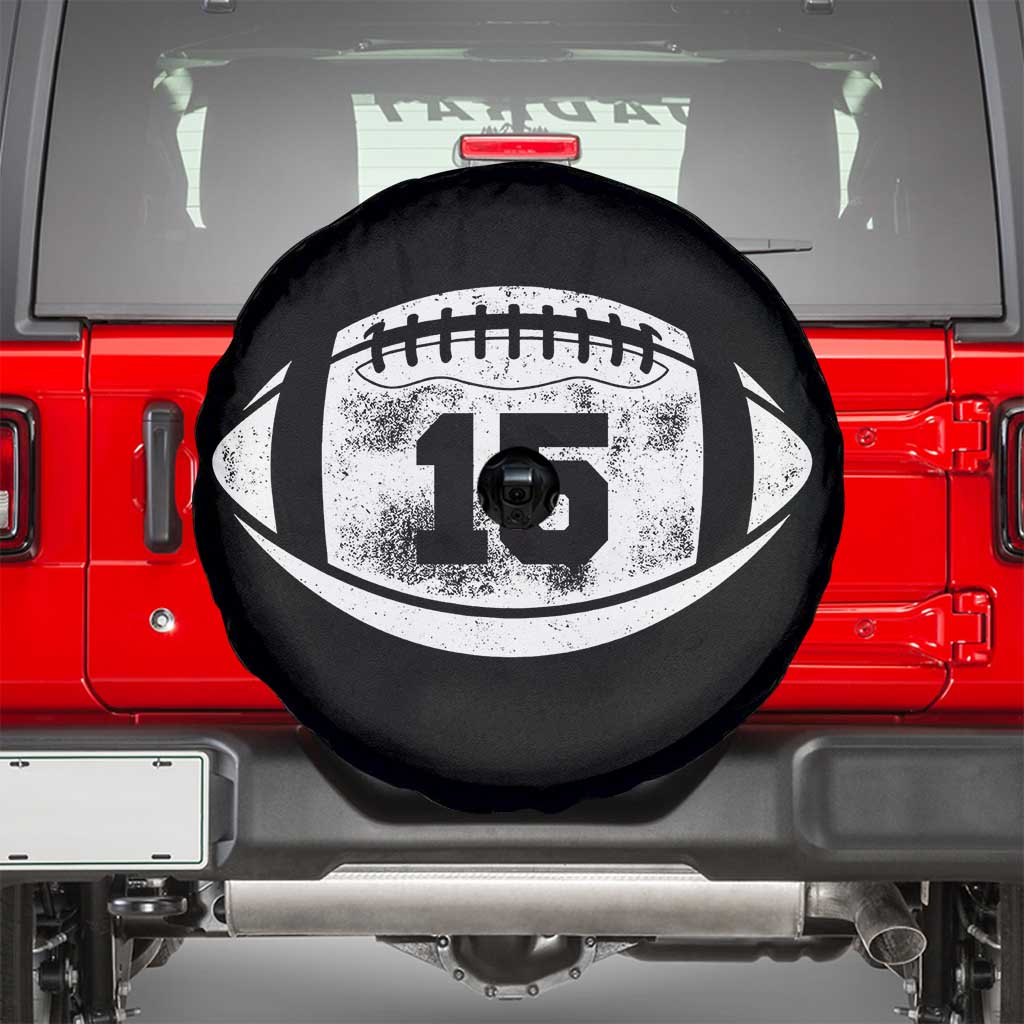Personalized Football Game Day Spare Tire Cover Custom Number Cute Senior Mom Mama - Wonder Print Shop