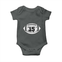Personalized Football Game Day Baby Onesie Custom Number Cute Senior Mom Mama - Wonder Print Shop
