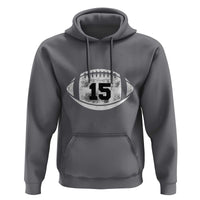 Personalized Football Game Day Hoodie Custom Number Cute Senior Mom Mama - Wonder Print Shop