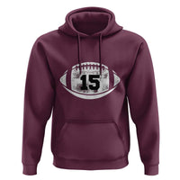 Personalized Football Game Day Hoodie Custom Number Cute Senior Mom Mama - Wonder Print Shop