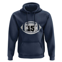 Personalized Football Game Day Hoodie Custom Number Cute Senior Mom Mama - Wonder Print Shop