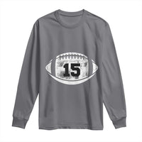 Personalized Football Game Day Long Sleeve Shirt Custom Number Cute Senior Mom Mama - Wonder Print Shop