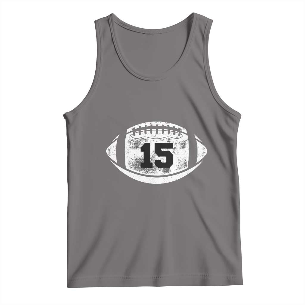 Personalized Football Game Day Tank Top Custom Number Cute Senior Mom Mama - Wonder Print Shop