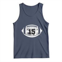 Personalized Football Game Day Tank Top Custom Number Cute Senior Mom Mama - Wonder Print Shop