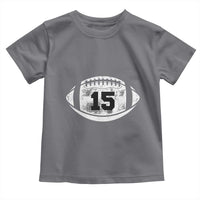 Personalized Football Game Day Toddler T Shirt Custom Number Cute Senior Mom Mama - Wonder Print Shop