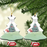 Personalized Baby's First Christmas Ornament 2024 Custom Name Keepsake Xmas Decoration Adorable Santa - Wonder Print Shop