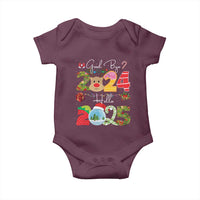 New Year 2025 Baby Onesie Merry Christmas Good Bye 2024 Hello 2025