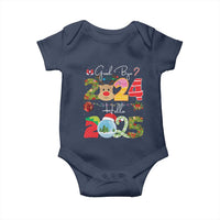 New Year 2025 Baby Onesie Merry Christmas Good Bye 2024 Hello 2025