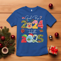 New Year 2025 T Shirt Merry Christmas Good Bye 2024 Hello 2025 - Wonder Print Shop