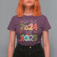 New Year 2025 T Shirt For Women Merry Christmas Good Bye 2024 Hello 2025 - Wonder Print Shop