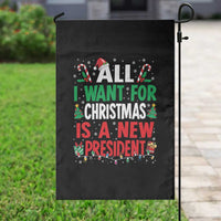 All I Want for Christmas Is A New President Garden Flag Subtle FDT Sarcastic Holiday - Wonder Print Shop