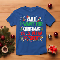 All I Want for Christmas Is A New President T Shirt Subtle FDT Sarcastic Holiday - Wonder Print Shop