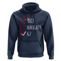 67 Christmas Hoodie Funny Nice Naughty Six Seven 6 7 Meme Brain Rot - Wonder Print Shop