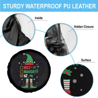 67 Christmas Spare Tire Cover Funny Six Seven Meme Brainrot Nice Naughty 6 7 Elf Custome - Wonder Print Shop