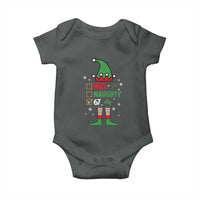 67 Christmas Baby Onesie Funny Six Seven Meme Brainrot Nice Naughty 6 7 Elf Custome - Wonder Print Shop