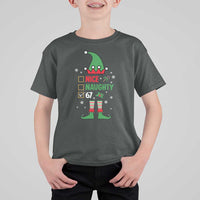 67 Christmas T Shirt For Kid Funny Six Seven Meme Brainrot Nice Naughty 6 7 Elf Custome - Wonder Print Shop
