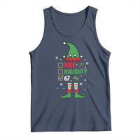 67 Christmas Tank Top Funny Six Seven Meme Brainrot Nice Naughty 6 7 Elf Custome - Wonder Print Shop