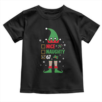 67 Christmas Toddler T Shirt Funny Six Seven Meme Brainrot Nice Naughty 6 7 Elf Custome - Wonder Print Shop