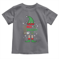 67 Christmas Toddler T Shirt Funny Six Seven Meme Brainrot Nice Naughty 6 7 Elf Custome - Wonder Print Shop