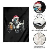 Bigfoot Christmas Garden Flag Most Wonderful Xmas Sasquatch Beer - Wonder Print Shop