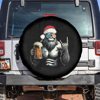 Bigfoot Christmas Spare Tire Cover Most Wonderful Xmas Sasquatch Beer - Wonder Print Shop