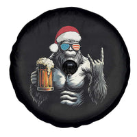 Bigfoot Christmas Spare Tire Cover Most Wonderful Xmas Sasquatch Beer - Wonder Print Shop
