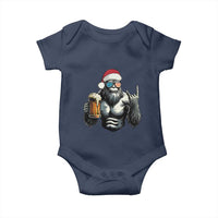 Bigfoot Christmas Baby Onesie Most Wonderful Xmas Sasquatch Beer - Wonder Print Shop