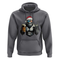 Bigfoot Christmas Hoodie Most Wonderful Xmas Sasquatch Beer - Wonder Print Shop