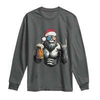 Bigfoot Christmas Long Sleeve Shirt Most Wonderful Xmas Sasquatch Beer - Wonder Print Shop