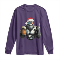 Bigfoot Christmas Long Sleeve Shirt Most Wonderful Xmas Sasquatch Beer - Wonder Print Shop
