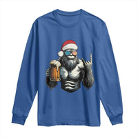 Bigfoot Christmas Long Sleeve Shirt Most Wonderful Xmas Sasquatch Beer - Wonder Print Shop