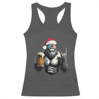 Bigfoot Christmas Racerback Tank Top Most Wonderful Xmas Sasquatch Beer - Wonder Print Shop