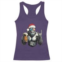 Bigfoot Christmas Racerback Tank Top Most Wonderful Xmas Sasquatch Beer - Wonder Print Shop