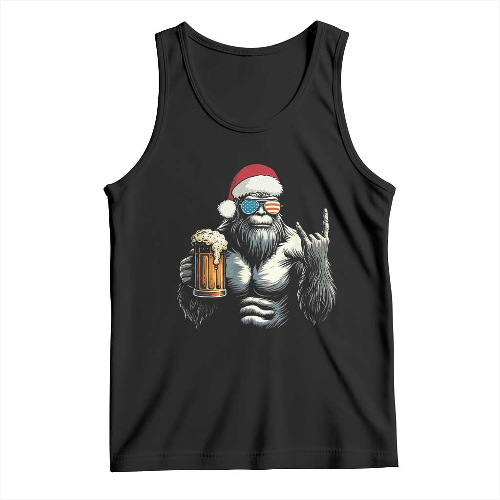 Bigfoot Christmas Tank Top Most Wonderful Xmas Sasquatch Beer - Wonder Print Shop