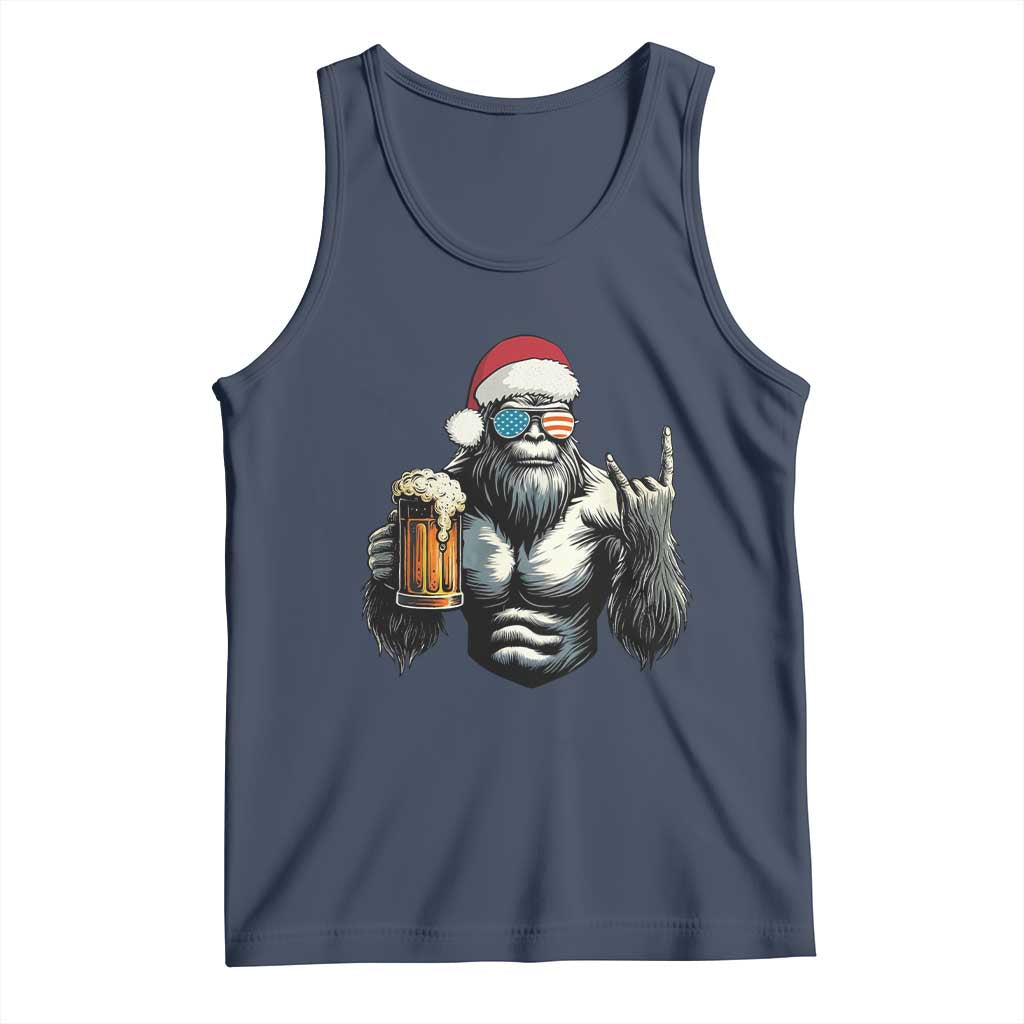 Bigfoot Christmas Tank Top Most Wonderful Xmas Sasquatch Beer - Wonder Print Shop