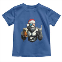 Bigfoot Christmas Toddler T Shirt Most Wonderful Xmas Sasquatch Beer - Wonder Print Shop