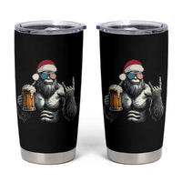 Bigfoot Christmas Tumbler Cup Most Wonderful Xmas Sasquatch Beer - Wonder Print Shop