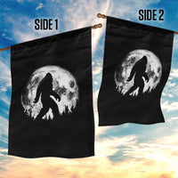 Bigfoot Night Stroll Garden Flag Cool Full Moon & Trees Sasquatch - Wonder Print Shop