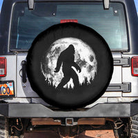 Bigfoot Night Stroll Spare Tire Cover Cool Full Moon & Trees Sasquatch - Wonder Print Shop