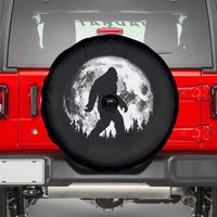 Bigfoot Night Stroll Spare Tire Cover Cool Full Moon & Trees Sasquatch - Wonder Print Shop