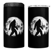 Bigfoot Night Stroll 4 in 1 Can Cooler Tumbler Cool Full Moon & Trees Sasquatch - Wonder Print Shop