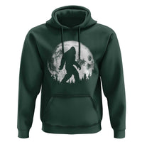 Bigfoot Night Stroll Hoodie Cool Full Moon & Trees Sasquatch - Wonder Print Shop
