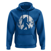 Bigfoot Night Stroll Hoodie Cool Full Moon & Trees Sasquatch - Wonder Print Shop