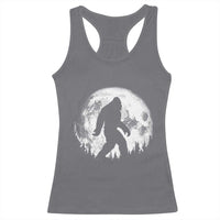 Bigfoot Night Stroll Racerback Tank Top Cool Full Moon & Trees Sasquatch - Wonder Print Shop