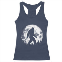 Bigfoot Night Stroll Racerback Tank Top Cool Full Moon & Trees Sasquatch - Wonder Print Shop