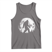 Bigfoot Night Stroll Tank Top Cool Full Moon & Trees Sasquatch - Wonder Print Shop