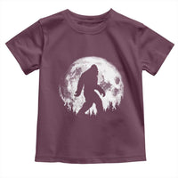 Bigfoot Night Stroll Toddler T Shirt Cool Full Moon & Trees Sasquatch - Wonder Print Shop