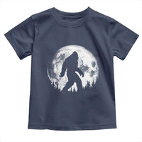 Bigfoot Night Stroll Toddler T Shirt Cool Full Moon & Trees Sasquatch - Wonder Print Shop